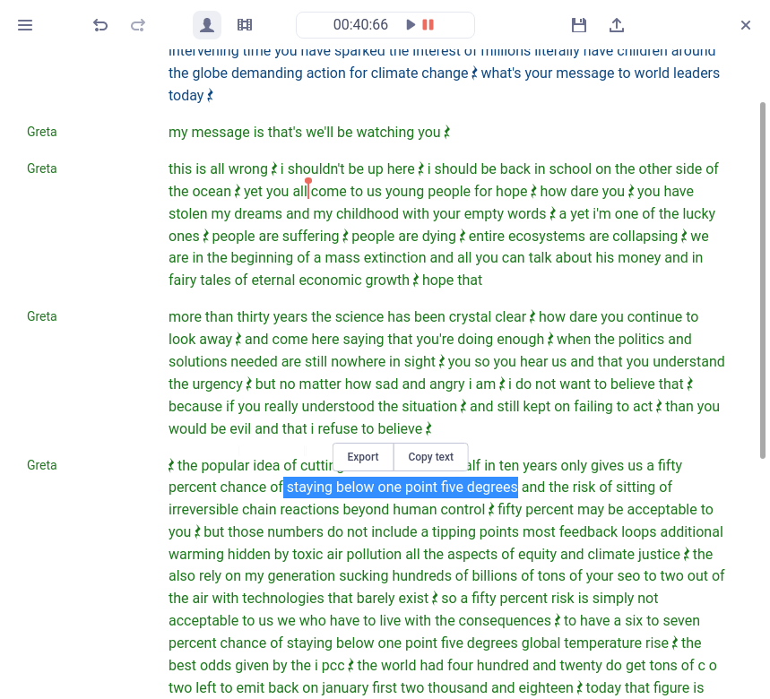 A screenshot of audapolis.